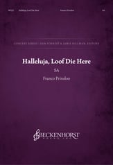 Halleluja, Loof Die Here SA choral sheet music cover